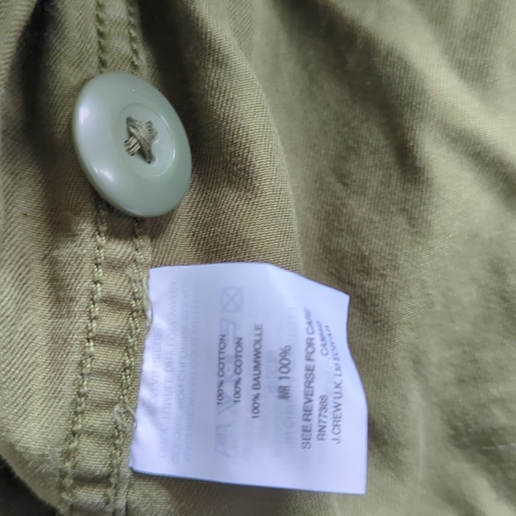 Madewell Olive Green Collared Light Jacket - Picture 8 of 8